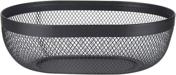 Oval Metal Mesh Fruit and Storage Basket