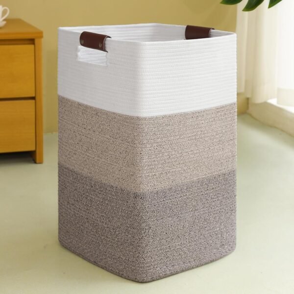 Extra Large Woven Laundry Basket for Blankets