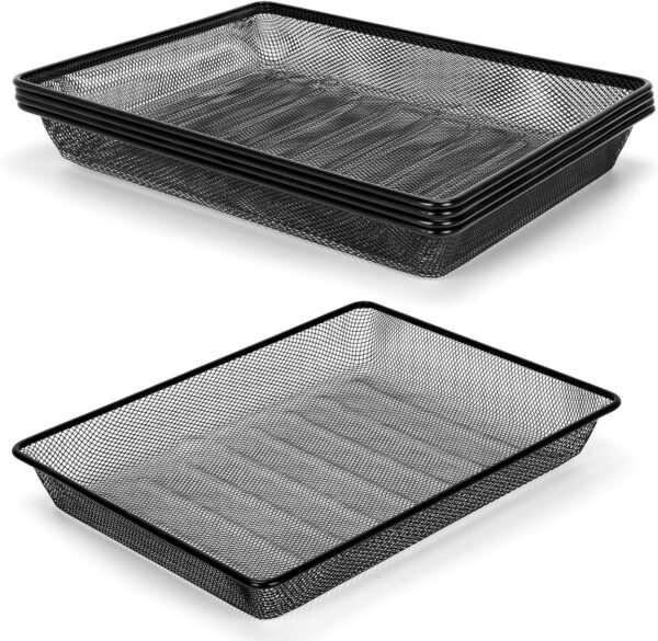 Metal Mesh Desk Paper and Letter Organizer
