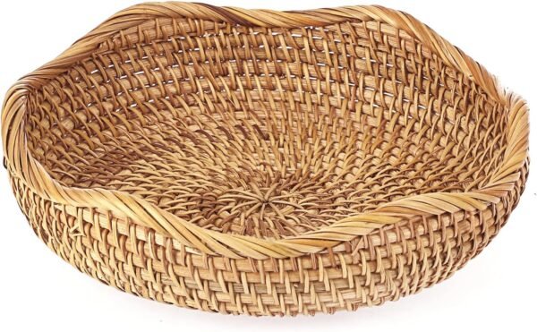 Natural Rattan Key and Tabletop Basket