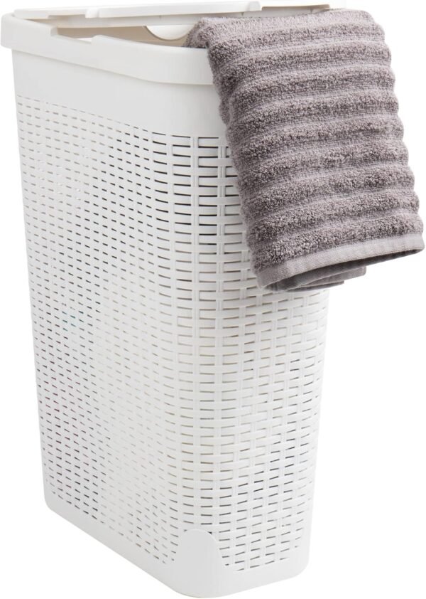 Slim Ventilated Laundry Hamper with Lid